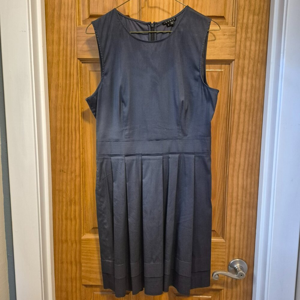 Theory Calyxa Dress - Sleeveless Blue A-Line